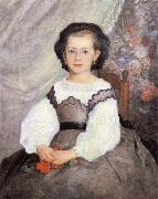 Pierre-Auguste Renoir Mademoiselle Romaine Lacaux oil painting reproduction